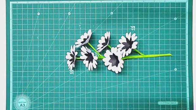 创意手工DIY,简单又漂亮的纸花束!