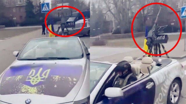 实拍:乌克兰州长打造“武装宝马战车” 送给警察局当礼物!