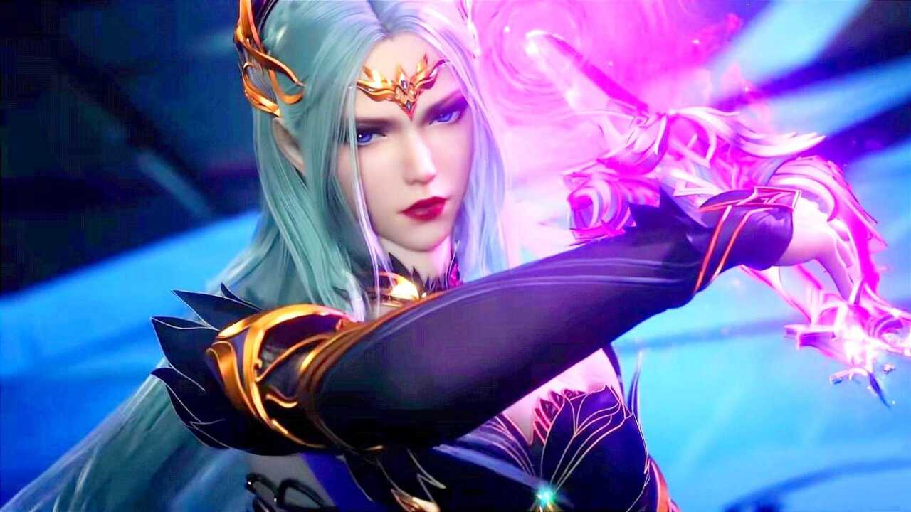 黑暗千仞雪登场,一袭黑丝长裙,诱惑力十足,这谁顶得住!