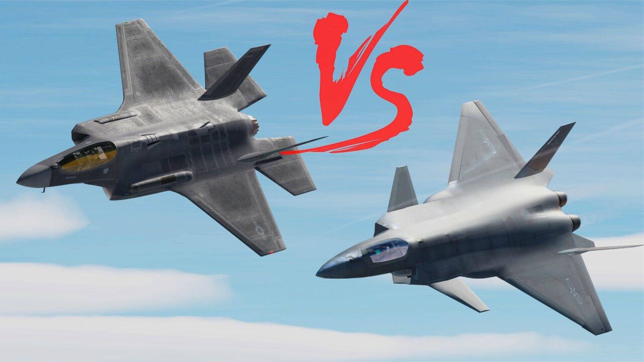 如果歼20跟f35两款战斗机空中遭遇!它们谁能击落对方?战争模拟