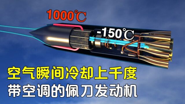 只用0.01秒,把1000℃的空气冷却到150℃!自带空调的佩刀火箭发动机