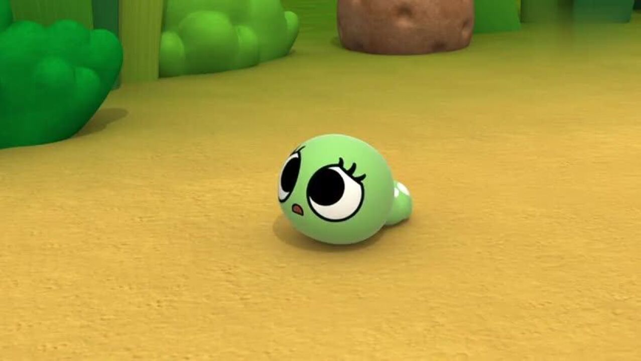 钟虫宝宝:本来好心帮助懒虫拿西红柿的,没想到还帮倒忙了