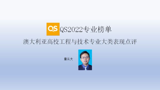 QS2022专业榜单澳大利亚高校工程与技术专业大类表现点评,含新南威尔士大学