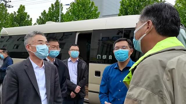 邬平川到寿县新桥国际产业园调研走访帮扶企业