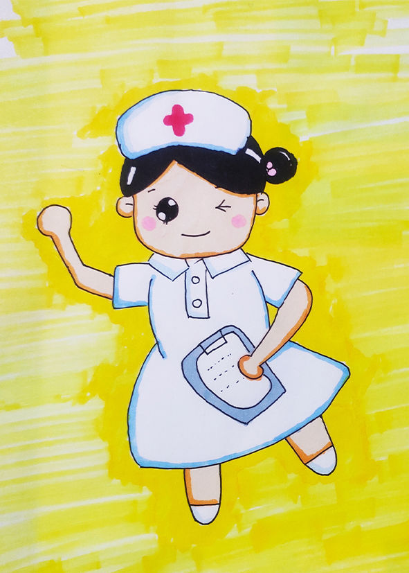 向白衣天使致敬!护士用童趣手绘抒发护士生涯的酸甜苦辣