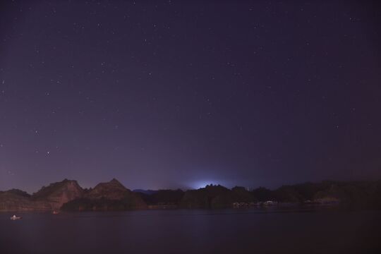 夜晚星空(实景拍摄)