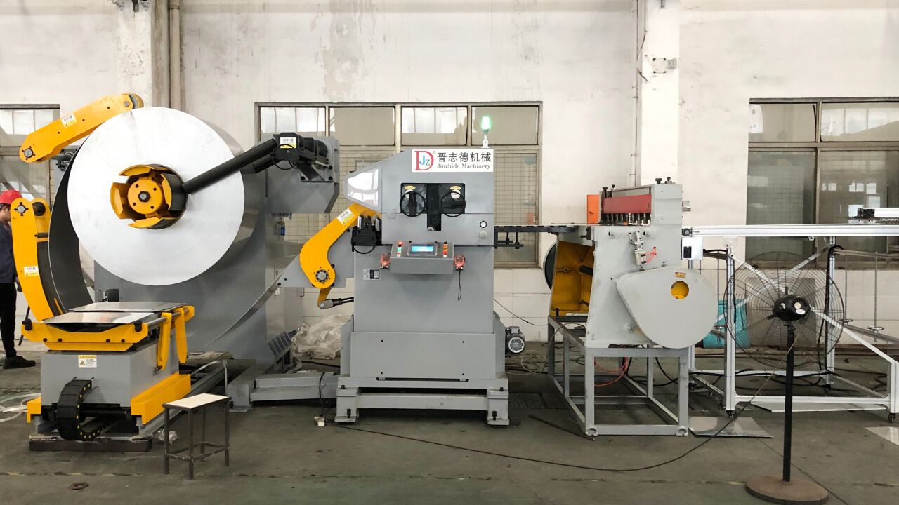 三合一送料机横剪线,开卷校平剪切生产线,剪板机前置数控送料机_高清1080P在线观看平台_腾讯视频