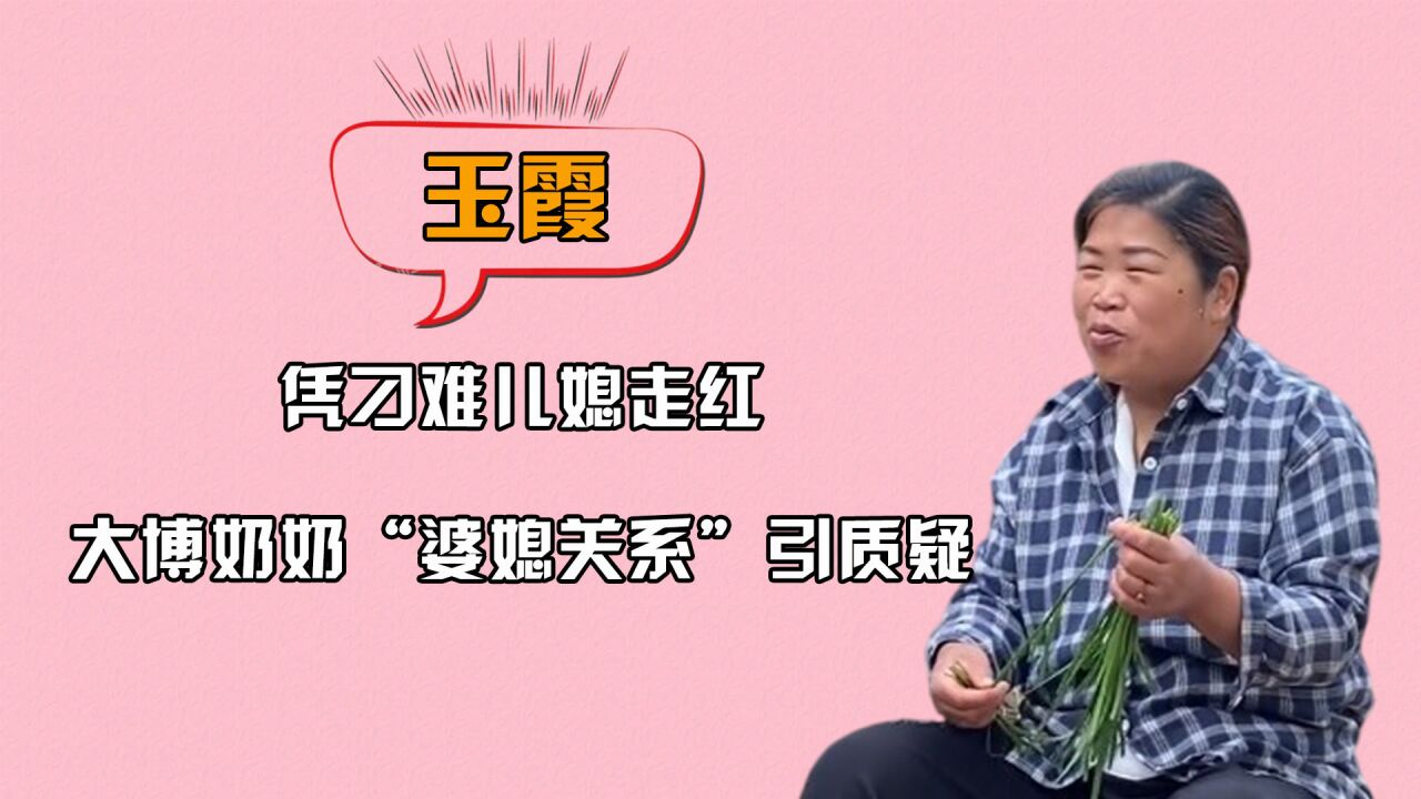 凭刁难儿媳走红?大博奶奶"婆媳关系"引质疑,为何却被央视点赞