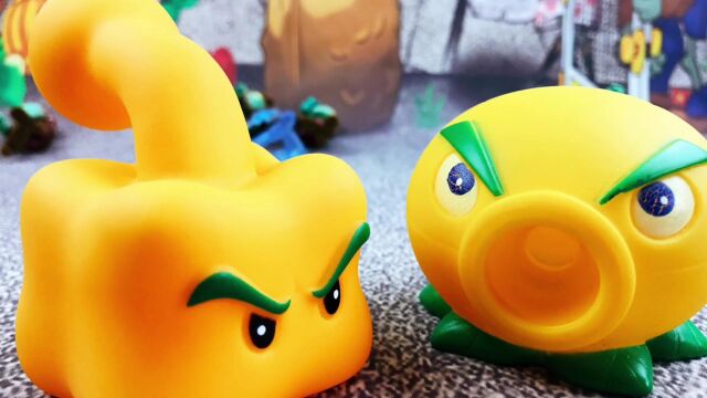 植物大战僵尸玩具系列,植物与僵尸充能柚子大嘴花