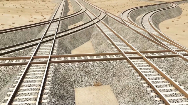 这样众横交错的铁路,火车看得清走哪条吗