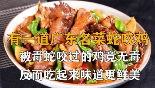 广东有一道名菜叫蛇咬鸡，用被毒蛇咬过的母鸡制作，无毒且更美味