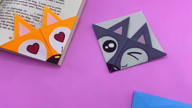 开心手工:如何折狐狸书签,简单易学哦手工折纸大全_腾讯视频