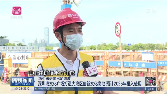 深圳湾文化广场如火如荼在建中!预计2025年投入使用