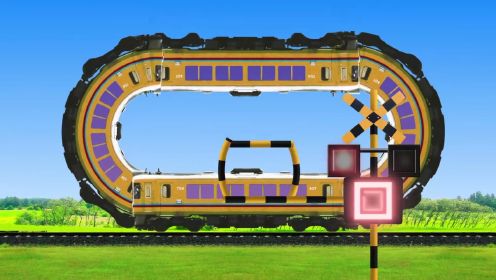 铁路火车动画系列：火车变形