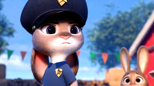 【疯狂动物城】快来看兔子朱迪如何历尽艰险，最终成为一名警官！