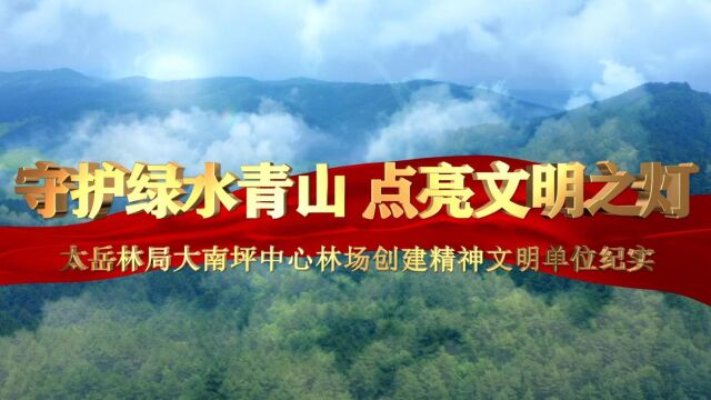 守护绿水青山 点亮文明之灯——太岳林局大南坪中心林场创建精神文明单位纪实