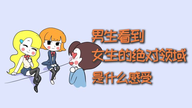 男生看到女生的绝对领域,是什么感受?