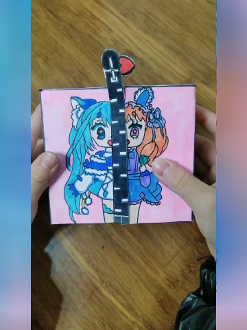 自制ab公主撕撕乐盲盒,你喜欢哪个公主啊(ab女孩)