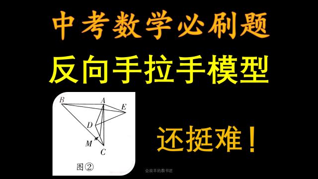 [中考数学]反向手拉手模型是什么