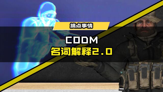 CODM名词解释2.0来啦~本汪学废了,你呢?