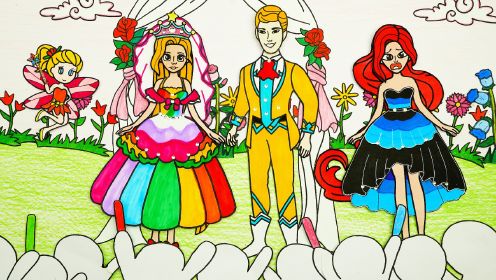 星履奇缘04：莎莎冒充水晶鞋的主人被揭穿，星星和王子举行了盛大的婚礼