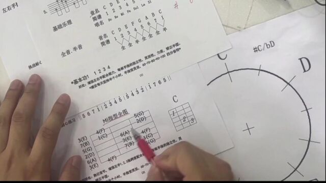 吉他调音教程(手机录制)