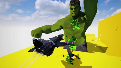 模拟器：战斗机挑战绿巨人，画面惊险刺激，最后结局出乎意料！