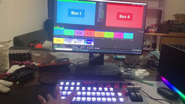 适配VMIX&BMD二合一导播键盘