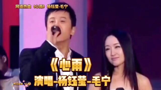 网络热曲《心雨》演唱杨钰莹毛宁现场版.怀旧金曲,经典情歌,激情演绎,视听享受!