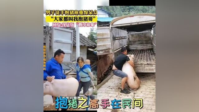 #高手在民间 抱猪之高手在民间