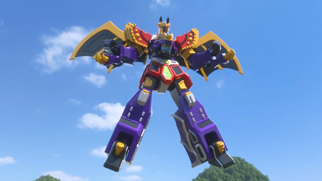 两大机器人合体组成盟卡车神双子加农古拉,技能炫酷大展神威