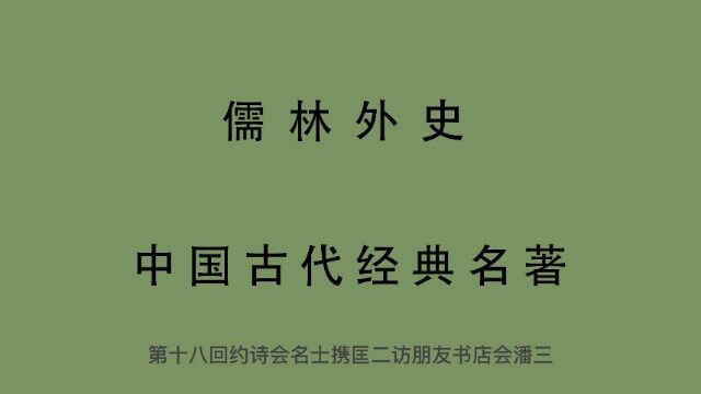 18有声书 全文朗读 儒林外史18