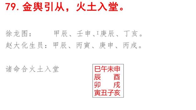 合鱼命理术数 精讲兰台秒选79金舆引从 火土入堂