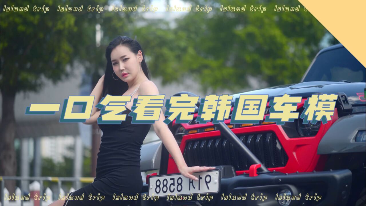 一口气看完韩国车模，极品车模终篇，魅力无限_高清