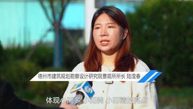 德州市德城区:12处“口袋公园”绿化率达65%,“一园一特色”彰显城市文化标识