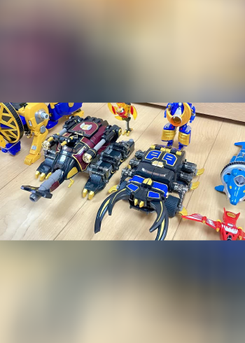 忍风战队 dx 另类第二集 5合体 轰雷旋风神