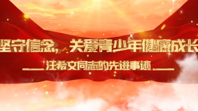 全国关心下一代“最美五老”,贵州省安顺市普定县白岩镇兴农化肥厂关工委主任汪希文 