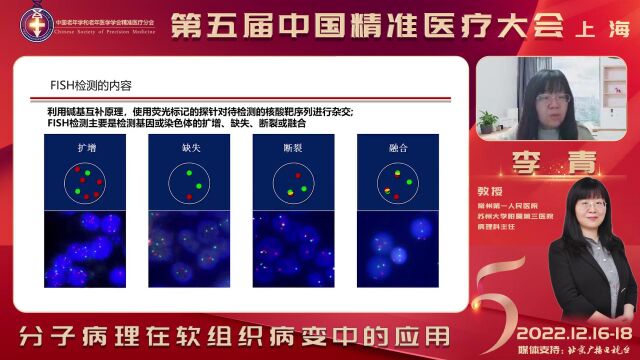 李青教授在第五届中国精准医疗大会上的讲课