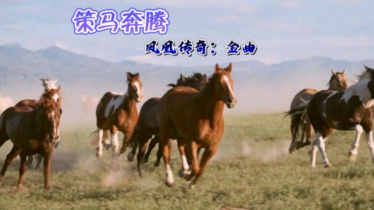 凤凰传奇金曲《策马奔腾》歌声大气磅礴,听醉了