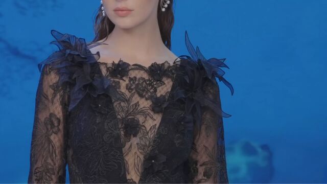 美国时装品牌Tadashi Shoji(塔达希)2024年SS时装秀