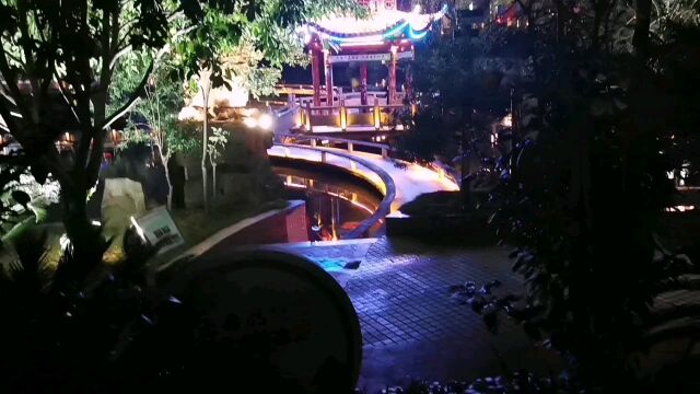 环游中国,广西金秀瑶寨夜景