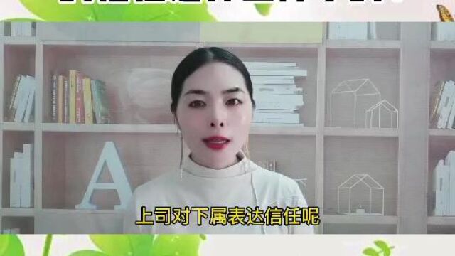 职场中,对你真正的信任是什么样子的?