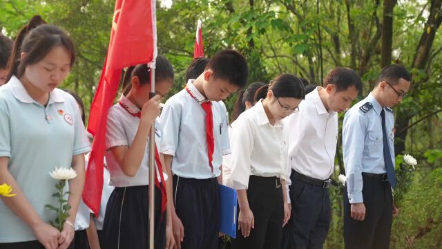 【网络中国节 • 清明节】上思县共青团组织开展清明祭扫主题活动