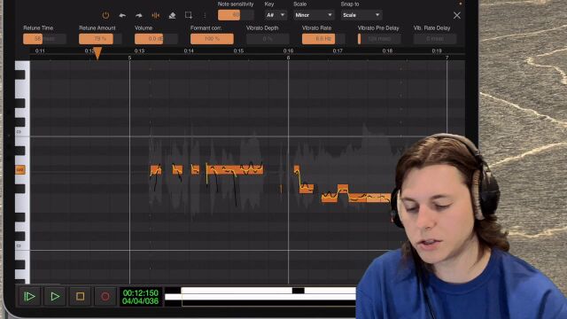 Using Vocal Tune Studio inside Audio Evolution Mobile Studio on Android and iOS