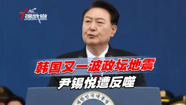 韩国又一波政坛地震,尹锡悦遭反噬:执政党高层辞职跑路