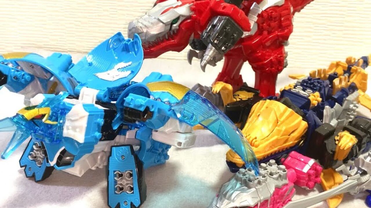 骑士龙战队 dx 冰龙合体 普特拉顿