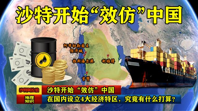 沙特开始“效仿”中国,在国内设立4大经济特区,究竟有什么打算?