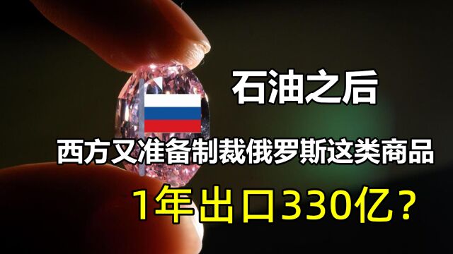 1年出口330亿!石油之后,西方国家又准备制裁俄罗斯这类商品出口