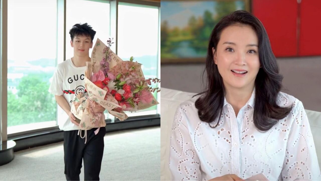 "晴格格"王艳过母亲节,16岁儿子模样大变,富豪老公却成老赖