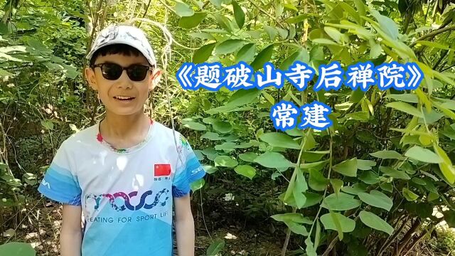 品国学经典(60)《题破山寺后禅院》常建